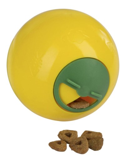 Vývojová hračka pre psa KERBL Snack Ball, žltá