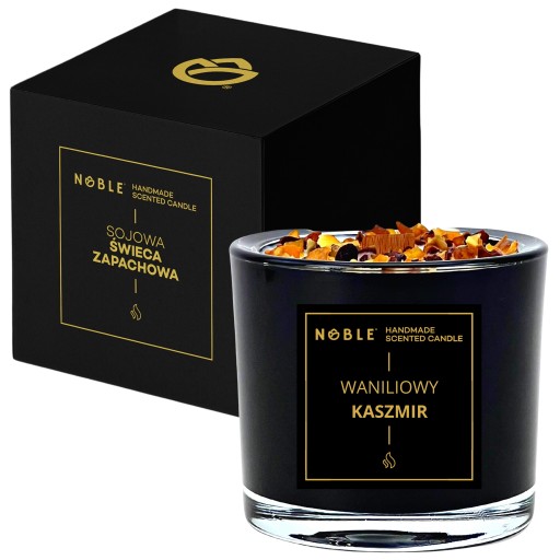 Sójový vosk s vôňou do krbu Aromaterapia Vanilka Cashmere Noble