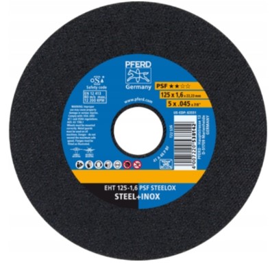 PFERD INOX nerezový rezací kotúč na kov 1,6x125mm