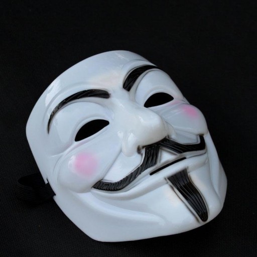 ANONYMNÁ MASKA ACTA VENDETTA PROTEST HALLOWEEN