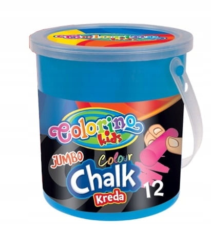 Chodníková krieda Colorino Jumbo vo vedre 12 ks 32988