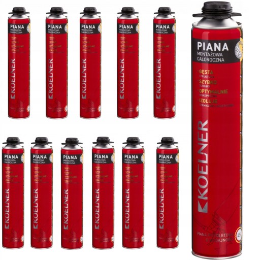 Univerzálna celosezónna polyuretánová pena -10 +30 750ml Koelne
