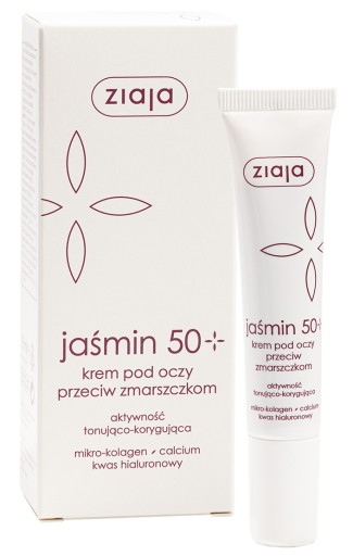 Ziaja Jasmine 50+ očný krém proti vráskam 15ml