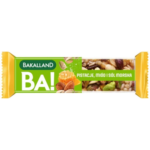 BAKALLAND BATON BA! ORECHY PISTÁCIE ORIEŠKY 30G x6