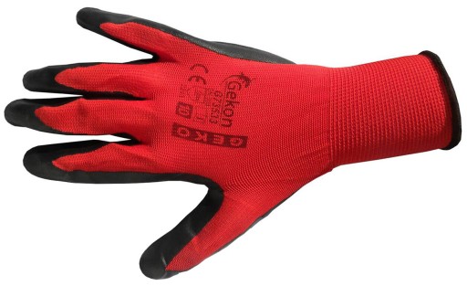 OCHRANNÉ RUKAVICE S LATEXOVÝM PATROM R10 XL GEKON