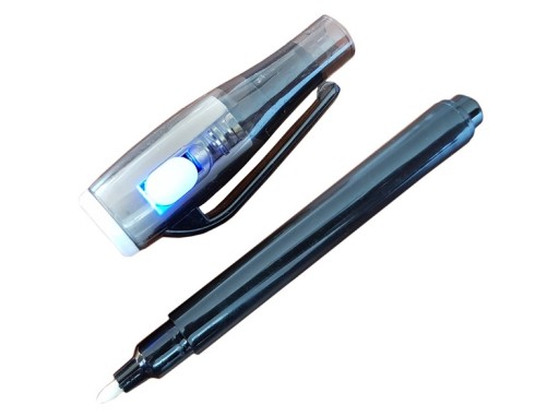 BEZPEČNOSŤ: Sada značkovačov Ultrafialové s LED UV lampou
