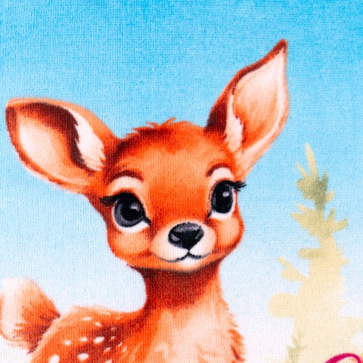 Osuška do škôlky 30x50 Animals Deer
