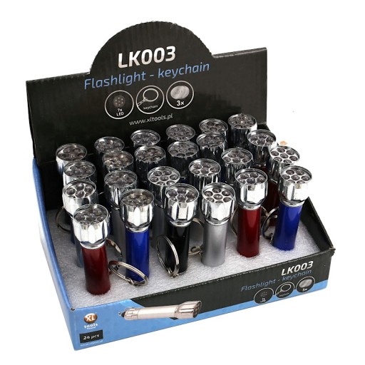 SVETLO NA KĽÚČENKU 3 X LED PROFI