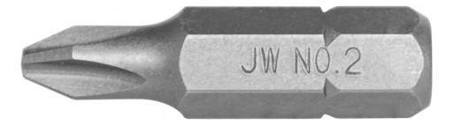 Krížový bit, nárazový hrot, PH-2x32mm, 6kt. 5/16' Jonnesway D232P2F
