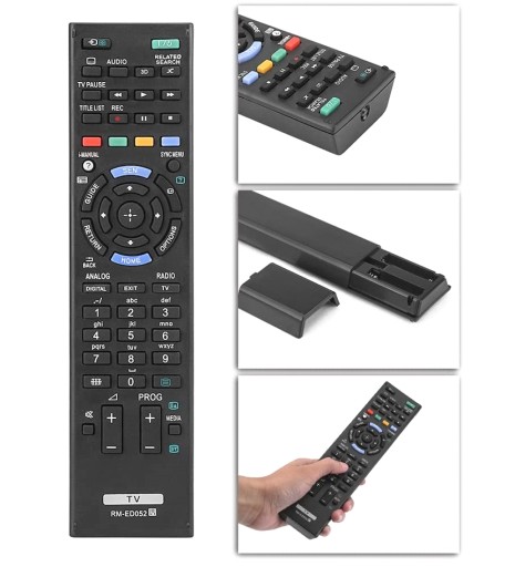 Diaľkový ovládač FOR SONY RM-ED052 RM-ED053 čierny