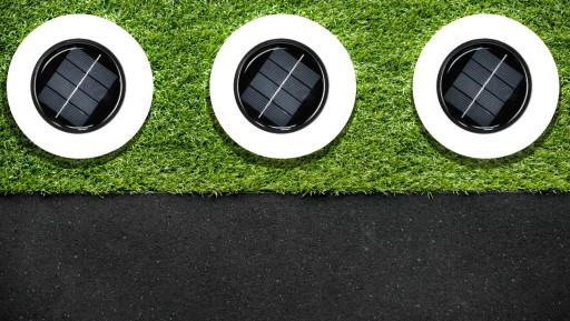 Solárna záhradná lampa zapustená do zeme, biela IP44, dekoratívna