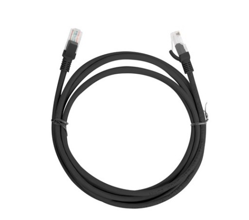 PATCHCORD CAT.5E U/UTP 15M BLACK LANBERG RJ45