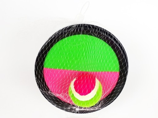 ZRUČNOSTNÁ HRA CHYTOVACIA LOPTA 19 CM ŠTÍTOVÁ LOPTA NA VELCRO