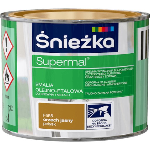 ŚNIEŻKA SUPERMAL OLEJ-PHTAL ORech SVETLÁ 0,2L