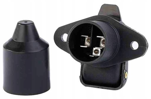 W8J05 3-PIN plastová zásuvka na príves