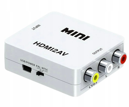 Adaptér prevodníka signálu HDMI na AV Audio RCA