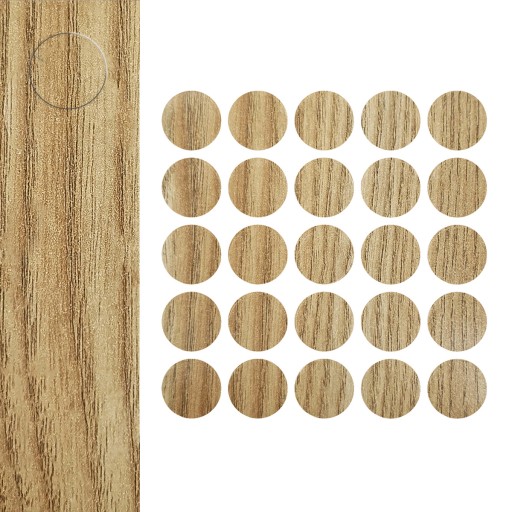 Samolepiace čiapky na nábytok Fi 14mm jaseň DIY