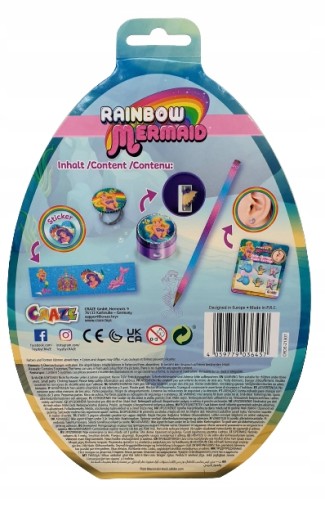 VAJÍČKOVÁ SÚPRAVA PREKVAPENÍ MORSKEJ VÍLY RAINBOW MORSKÉ VÍLY