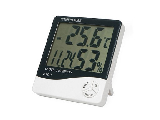 HYGROMETER TEPLOMER HODINY IZBOVÝCH SENZOROV BEZDRÔTOVÁ LCD METROSTANICA