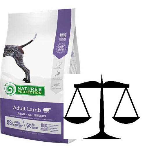 Nature's Protection Adult Jahňacie Všetky PLEMENO 1 kg HMOTNOSTI
