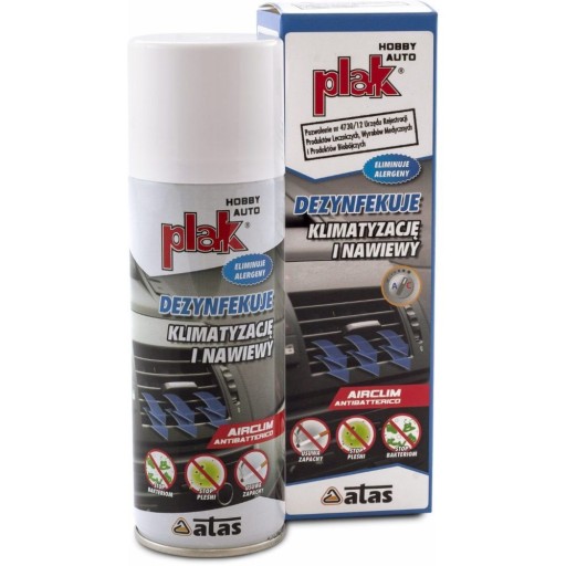 AIR CLIM 200ML DEZINFEKČNÝ PROSTRIEDOK NA KLIMATIZÁCIU A VETRACIE