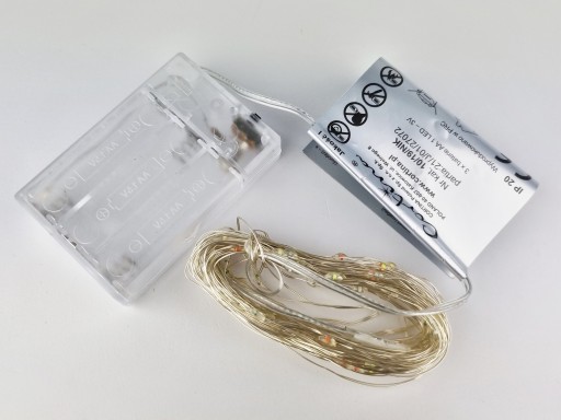 OSVETLENIE VIANOČNÉHO STROMU 100 LED MULTI BATÉRIOVÉ MIKRO LED VIANOČNÝ STROMČEK VIANOČNÝ STROMČEK