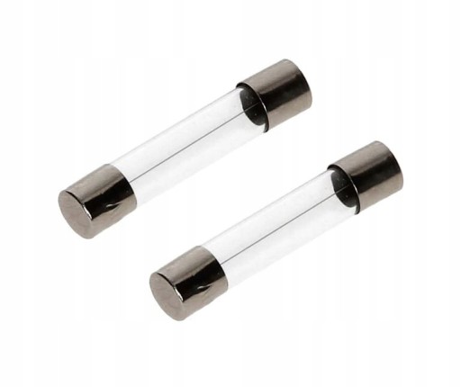 SKLENENÁ POMALÁ POISTKA 6,3A 5x20mm