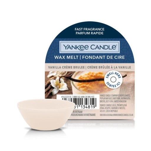 Vanilla Creme Brulee - Yankee Candle - vonný vosk