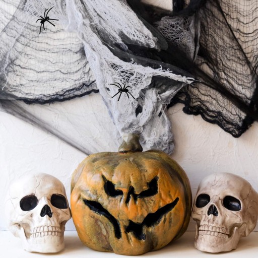 PAVUČNÁ SIEŤ S PAVÚČKOU SIEŤKOU HALLOWEEN 20g OZDOBA OZDOBA PAVÚKY x2