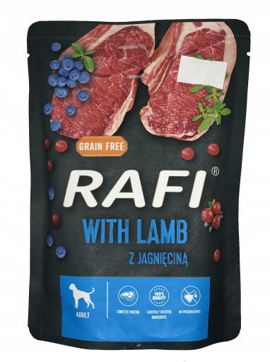 DOLINA NOTECI RAFI MOKRÉ KRMIVO PRE PSA JAHANIA ČUČOROVÉ BRUSNICE 5X300G