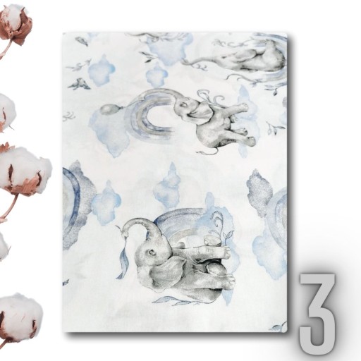 Posteľná plachta 120x60 bavlna s gumičkou Patterns Boy