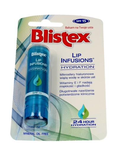 Hydratačný balzam na pery Blistex Lip Infusions SP