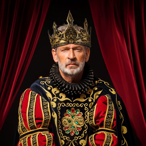 ROYAL IMPERIAL CROWN kráľovský cosplay realistický vzhľad v zlatých tónoch
