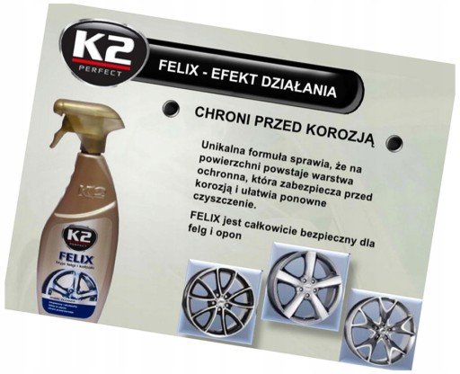 K2 FELIX RIM TEKUTINY UMÝVA RÁFKY A NÁBOJE HIT FV