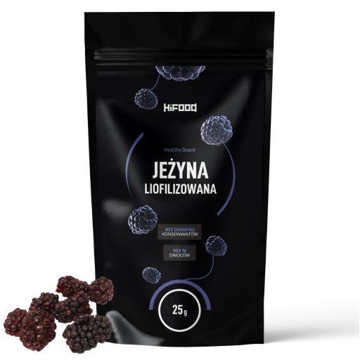 MRAZOM SUŠENÁ BLACKBERRY 25g HiFOOD BEZ KONZERVANTOV