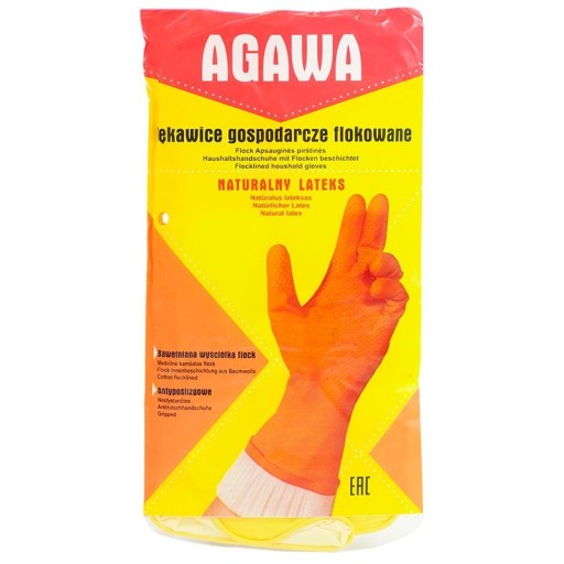 Žlté farmárske rukavice AGAWA veľkosť 8 (M)