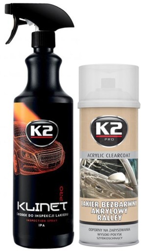 K2 AKRYL LESK ČIERNY LESK SPREJ 400ml