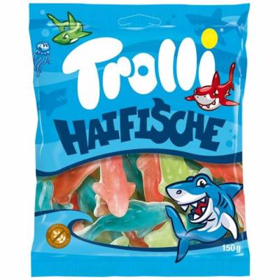 Trolli Haifische Jelly fazuľa 150g