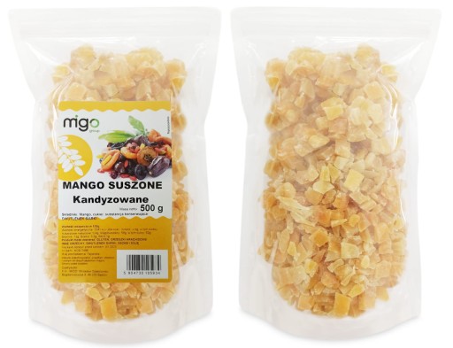 Sušené kandizované MANGO, KOCKA 500g - MIGOskupina