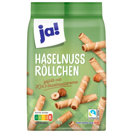 Hazelnut Cream Tubes Me! z Nemecka
