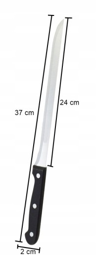 Nôž na vykrajovanie piškótového cesta, DLHÝ 37 cm