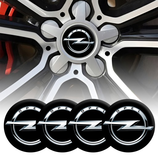 4 Emblémy Stredy ráfikov Kryty kolies Kolesá OPEL TOP SET 60mm