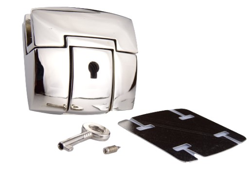 Zips s kovovou sponou. pre tašku 50 x 46 mm niklu