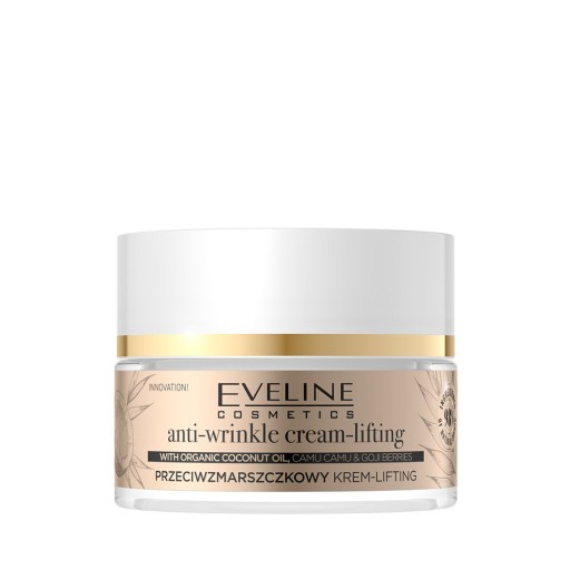 Eveline Organic Gold liftingový krém proti vráskam 50 ml