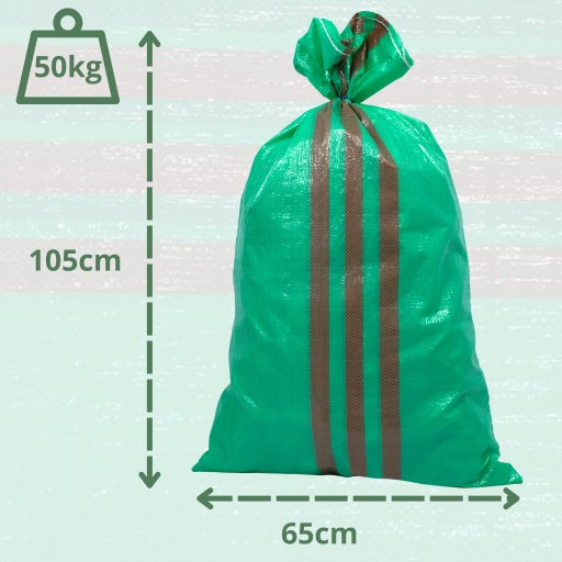 TAŠKA VRECKÁ NA Uhoľnú drť Zrno 50kg Silná ŠITÁ