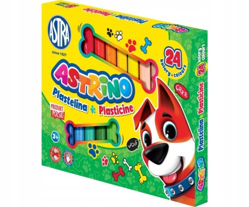 PLASTICINE 24 FAREB so psíkom ASTRINO ASTRA