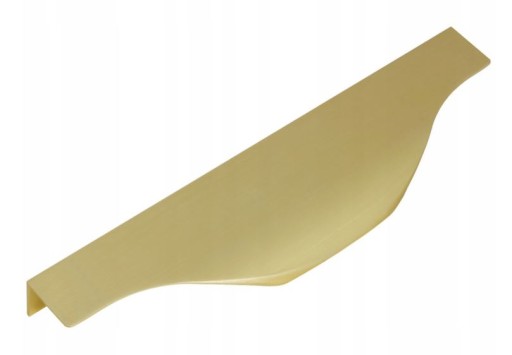 Matná zlatá nábytková úchytka UA04 128 mm
