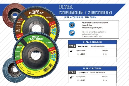 Lamelový lamelový kotúč pre oceľ 115 mm P60