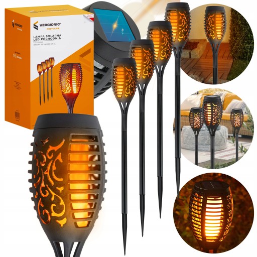 LED solárne svietidlo TORCH efekt FIRE FLAME 1PC