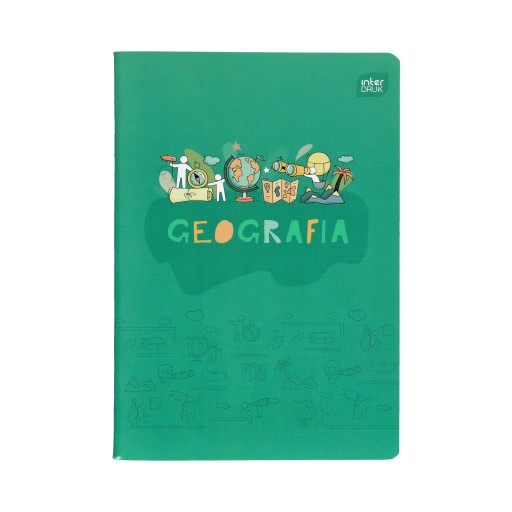 Notebook A5/60 grid geography hybrid Interprint